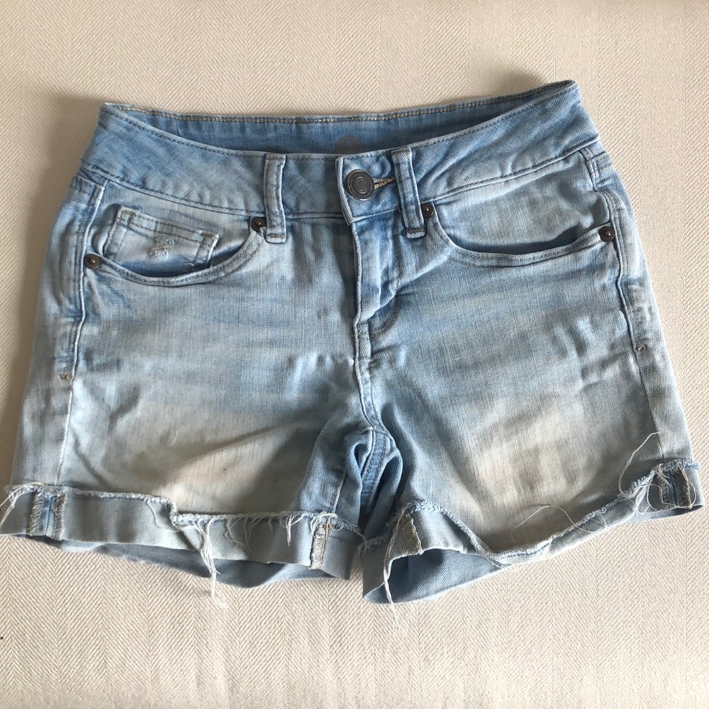 Mid-Rise Jean Shorts